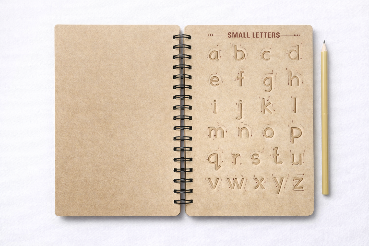 IlmStart™ Arabic & English Alphabet Practice Board (Reusable)