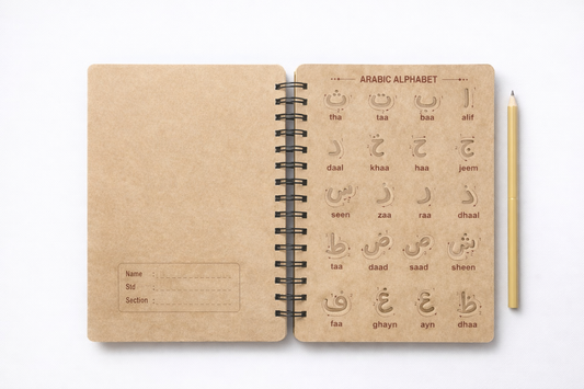 IlmStart™ Arabic & English Alphabet Practice Board (Reusable)