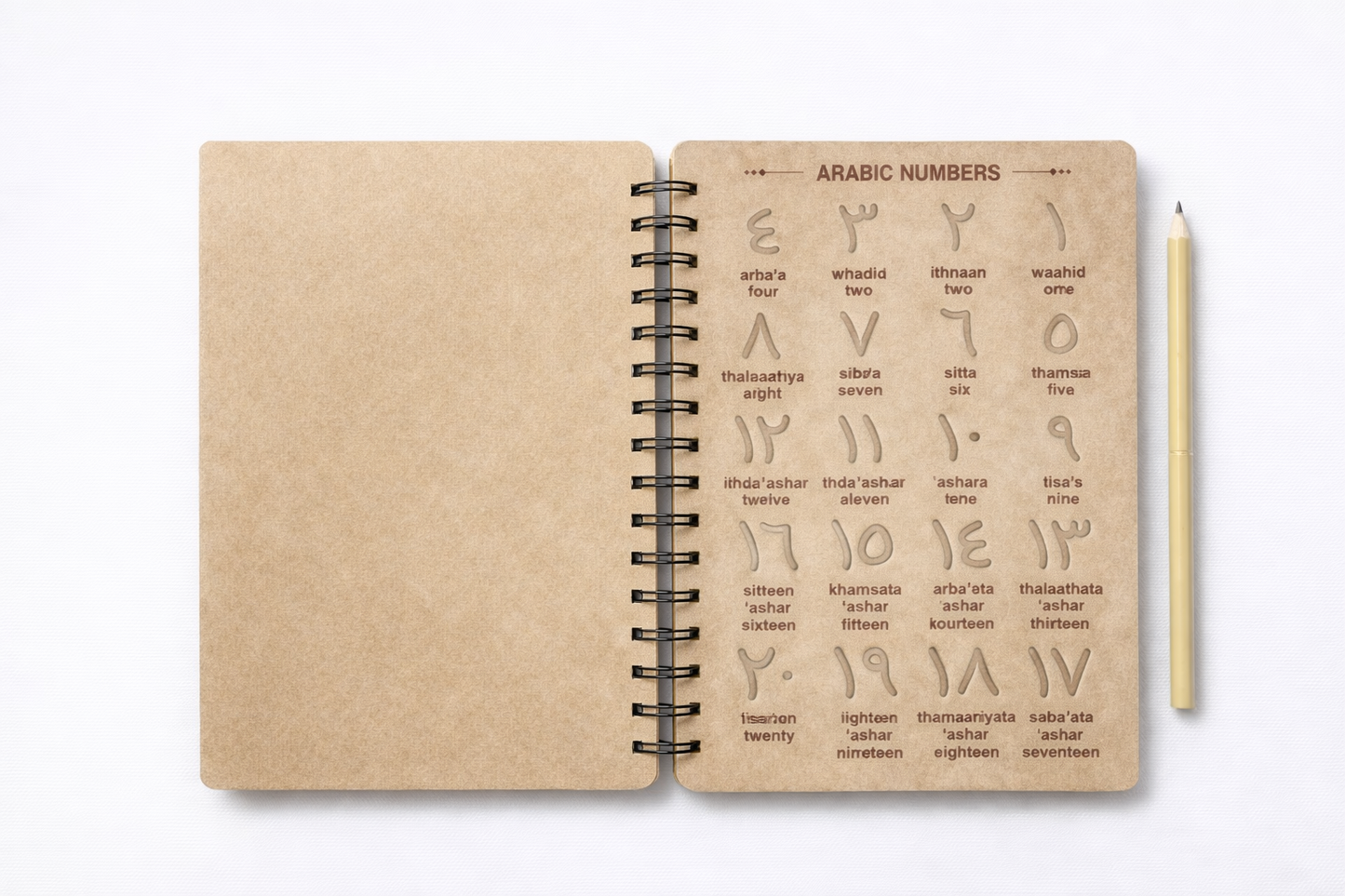 IlmStart™ Arabic & English Alphabet Practice Board (Reusable)